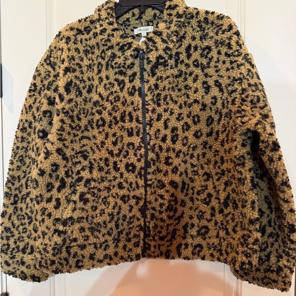 Madewell Textured Animal Print Jacket